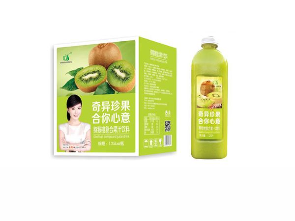 九州华洋 猕猴桃复合果汁饮料 1.25LX6瓶