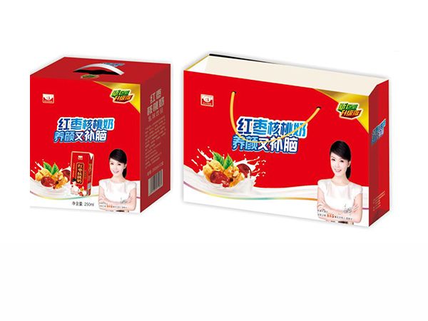 金九华饮品红枣核桃奶乳味饮品250mlx12盒